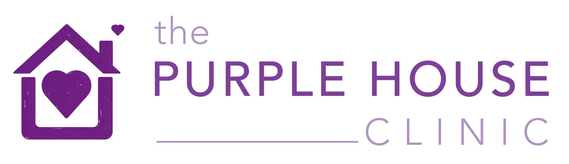 The Purple House Clinic - Combined Logo